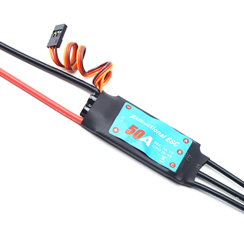 20A/30A/40A/50A/60A Two-way Bidirectional Brushless ESC Remote Control Ship Boat Remote Control Ship Parts