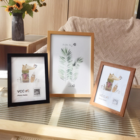 Wood Picture Frame 10X15/15X20/20X25cm Living Decor A4 Honors Certificate Document Frame Photo Frame for Wall Hanging Desktop
