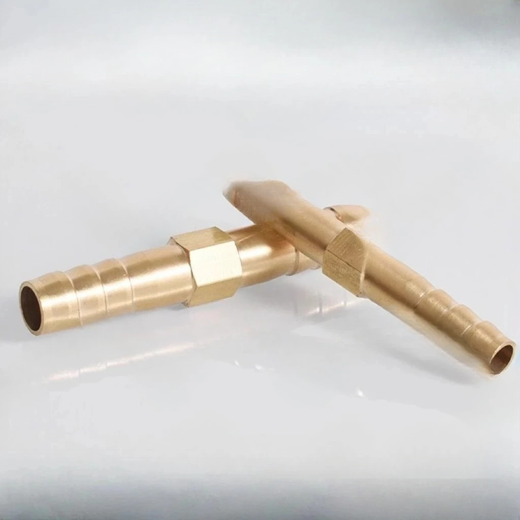 10 stks Messing Rechte Reducer Tee Connector Rechte Insert 8 10 12 14 16 19 Water Gasleiding Slang Reducer