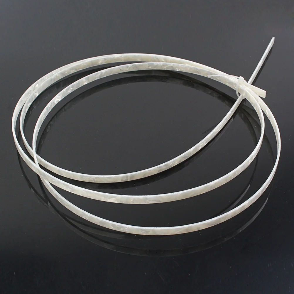 

Celluloid Guitar Binding White Strips 6mm Width Polished Durable Acoustic Classical Guitar Ukulele Purfling DIY Parts