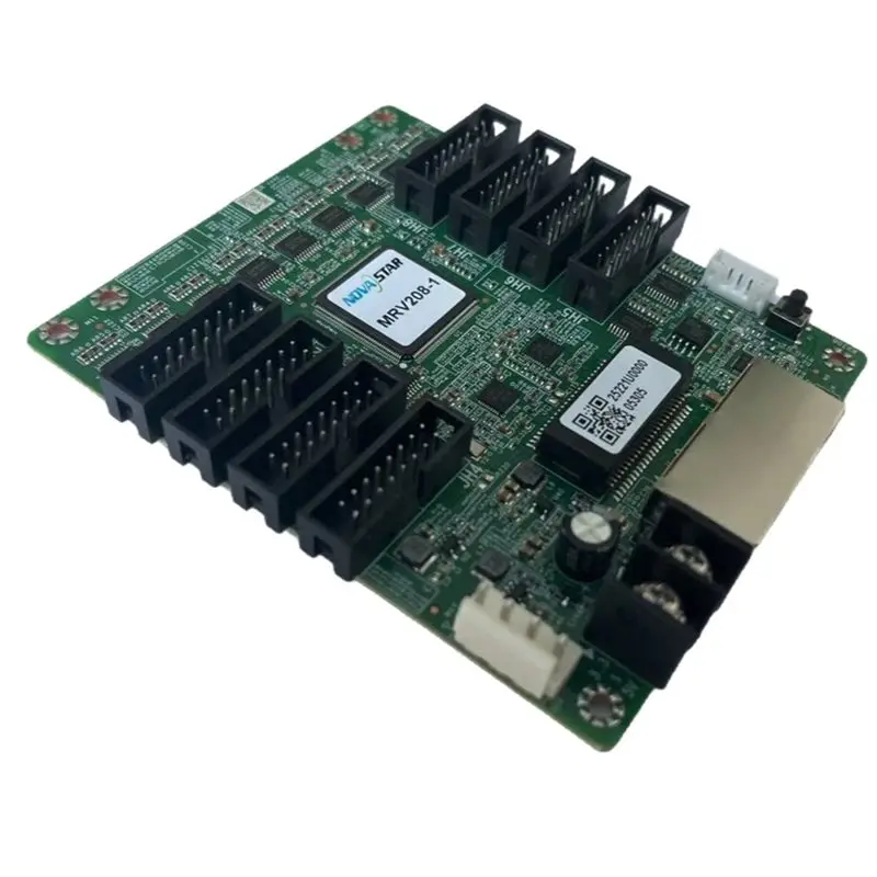 Karta odbiorcza ekranu LED AA60-MRV208-N 256x256 pikseli, pełnokolorowa, z dużym interfejsem, kontroler z 8 portami HUB75E