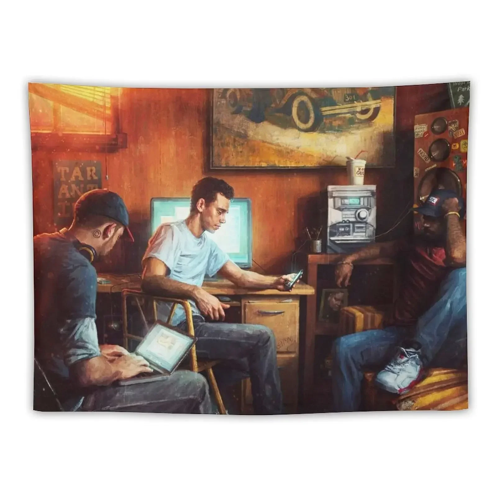 logic - under pressure 2021 siangminngu Tapestry Wall Decor Wall Mural Tapestry