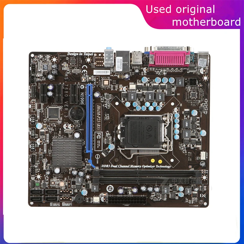 

For Intel H61 H61M-P23(B3) Used LGA 1155 Computer USB2.0 SATA2 Motherboard DDR3 16G Desktop Mainboard