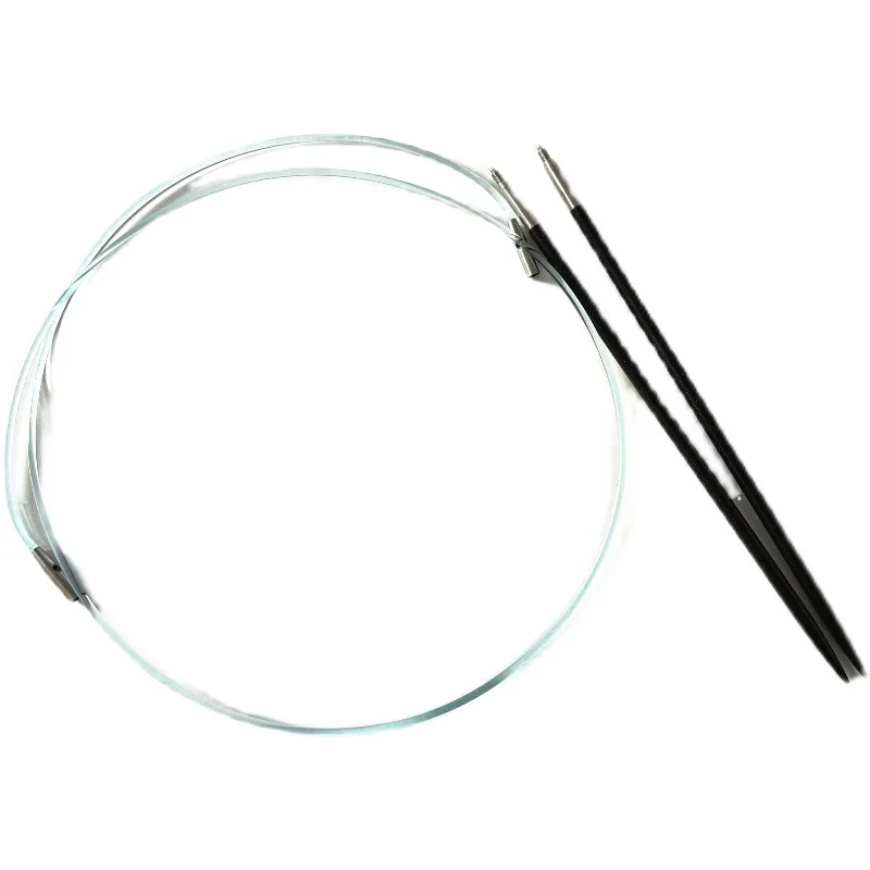 إبرة حياكة قابلة للفصل من خشب الأبنوس الأسود من تريفور، مجموعة واحدة، إبرة حلقية 2345 بوصة، إبرة حياكة للسترات، ملحقات الخياط...