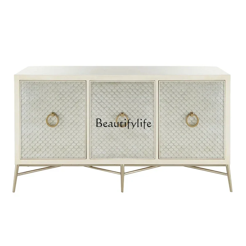 

LXNordic American European porch cabinet storage living room modern simple decoration door cabinet