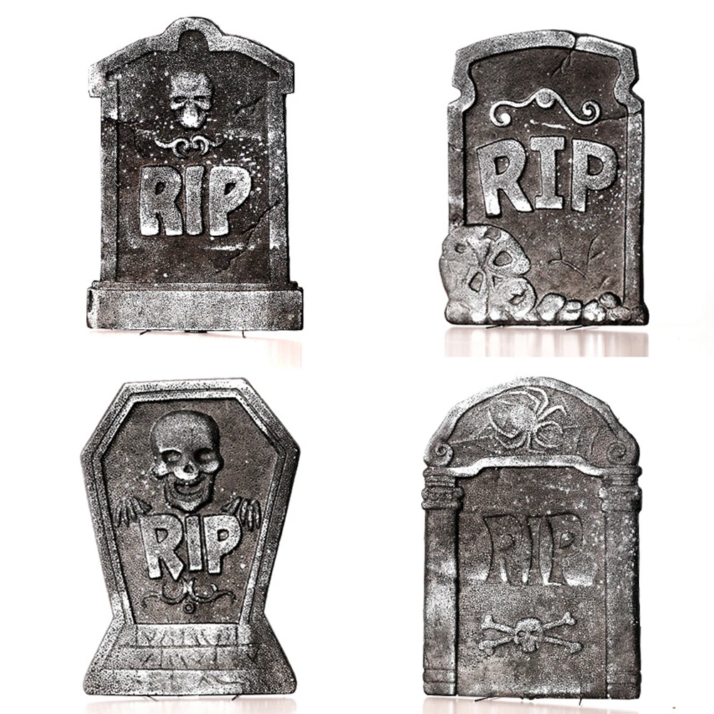 

Halloween Foam Tombstone Decor Decorations Outdoor Skeletons Decorative Accessories