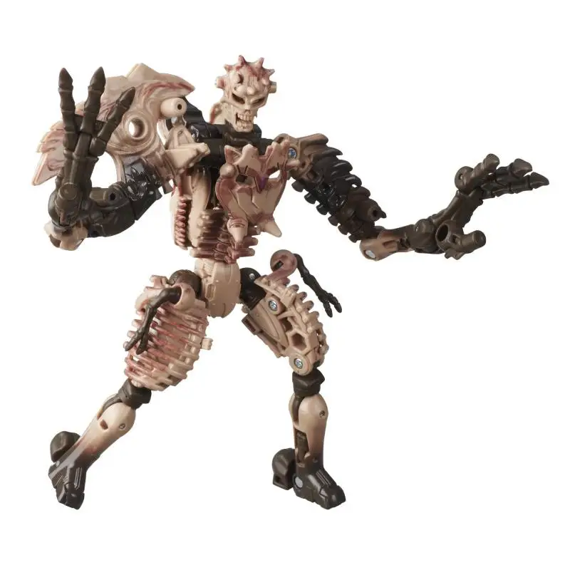 Hasbro-figura de acción Transformers War for Cybertron Deluxe Paleotrex, modelo de figura de Anime, regalos de juguete, 12cm, Original, en Stock