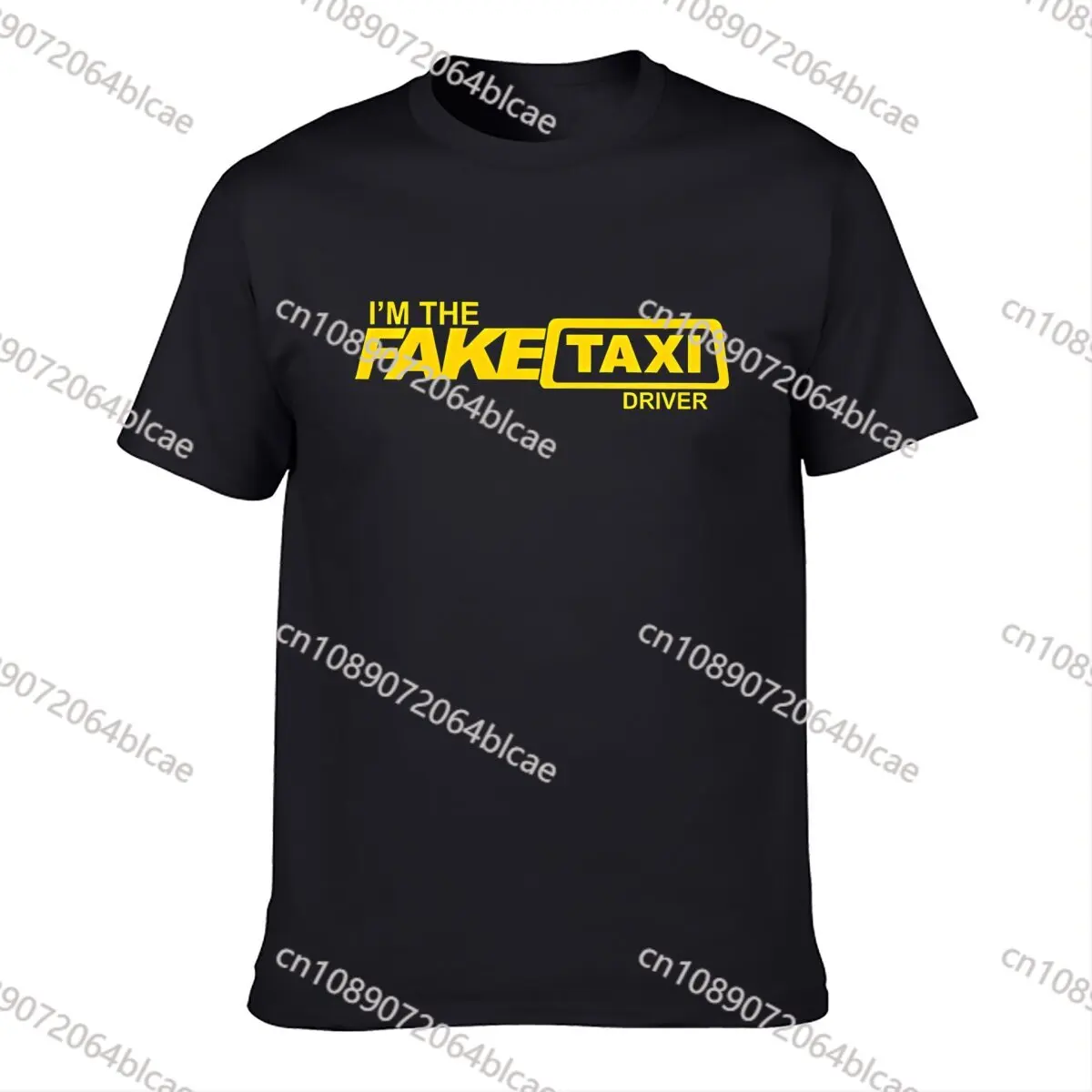 Camiseta de conductor de Taxi falso para hombre y mujer, Tops Unisex, regalo, LH-065