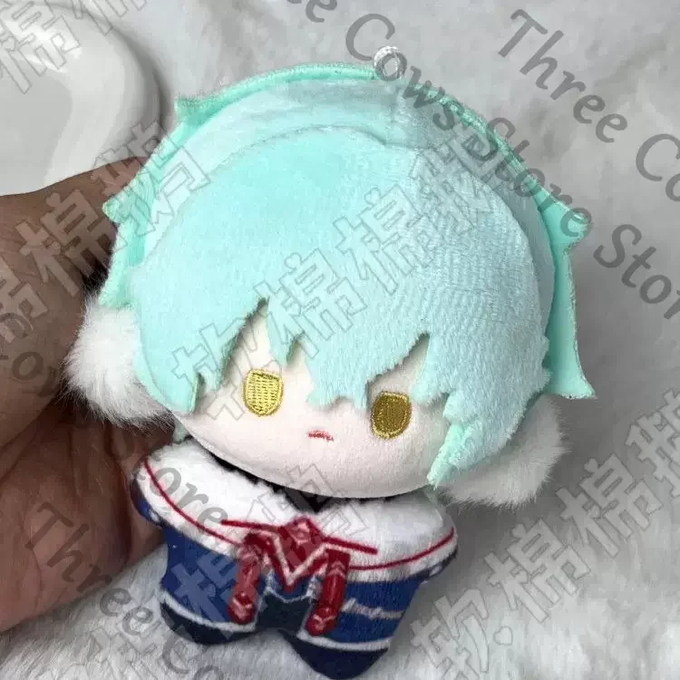 Genshin Impact Valeriy Alyosha Mitya Cosplay Anime 10cm Fluffy Puppet Stuffed Animal Keychain Keyring Cotton Maumet Pendants - view 4