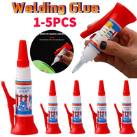 1-5Pcs Super Strong Glue Repair Glue 50ml Oily Liquid Metal Welding Filler Powerful Fast-drying Sealer Agent For Metal Porcelain