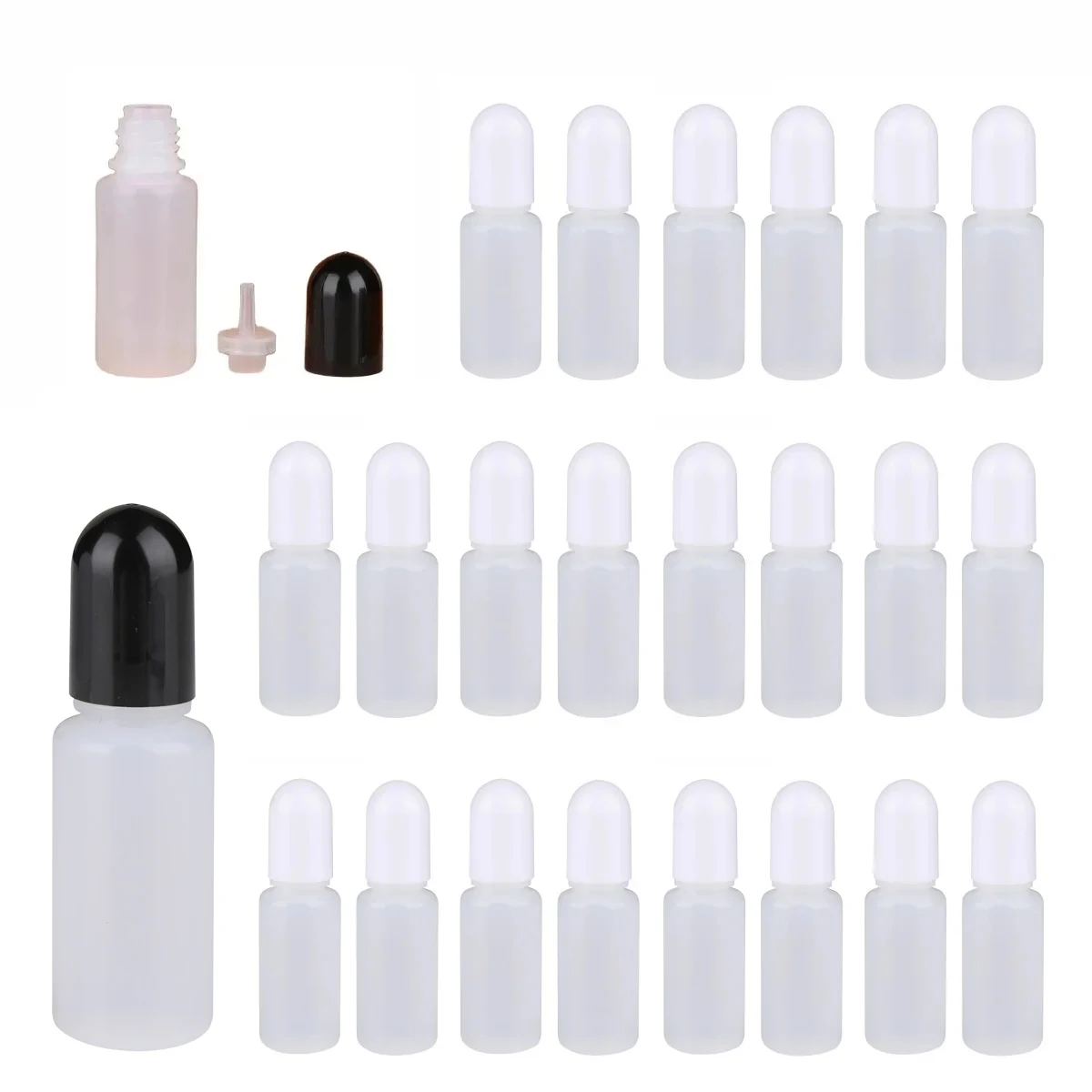 

Whosale 5ml 10ml 15ml 20ml Empty Plastic Dropper Bottle Paint Beauty Vape Oil Squeezable Refillable Bottle Cosmetics Storage