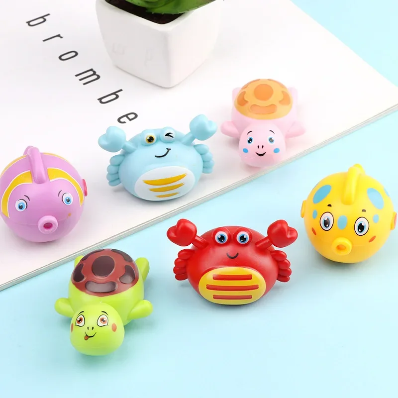 1 Pcs Children's Toy Car Simulation Crab Turtle Small Fish Cute Cartoon Sea Animals Pull Back Car Children's Birthday Toys