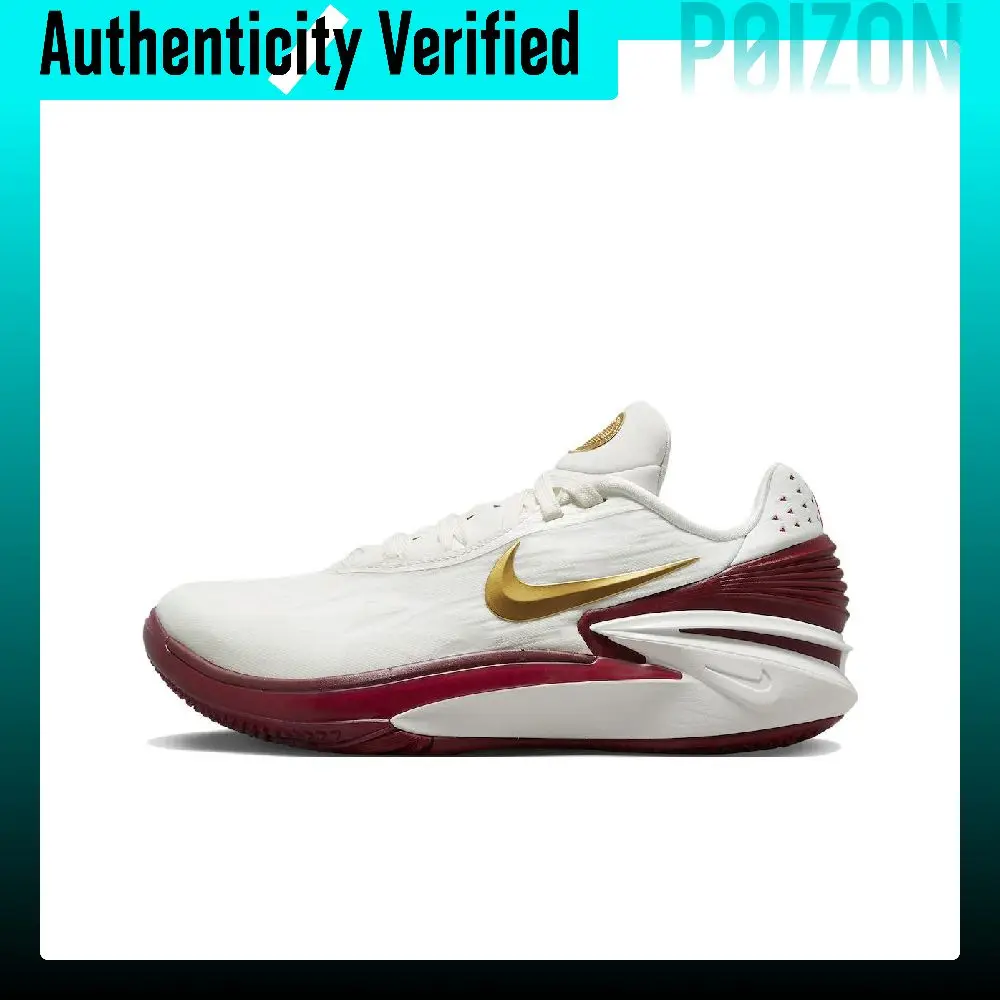Nike Air Zoom G.T. Cut 2 Comfortable Round Toe Low top Basketball Shoes Women's White FN0299-121