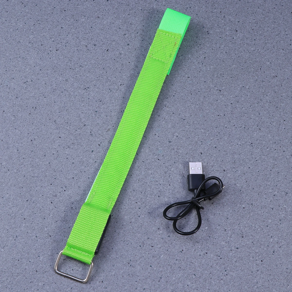 

1pc USB Rechargeable LED Slap Band Armband High Visibility Night Light 3 Flash Modes Comfortable Wearable Bands for Adults Kids