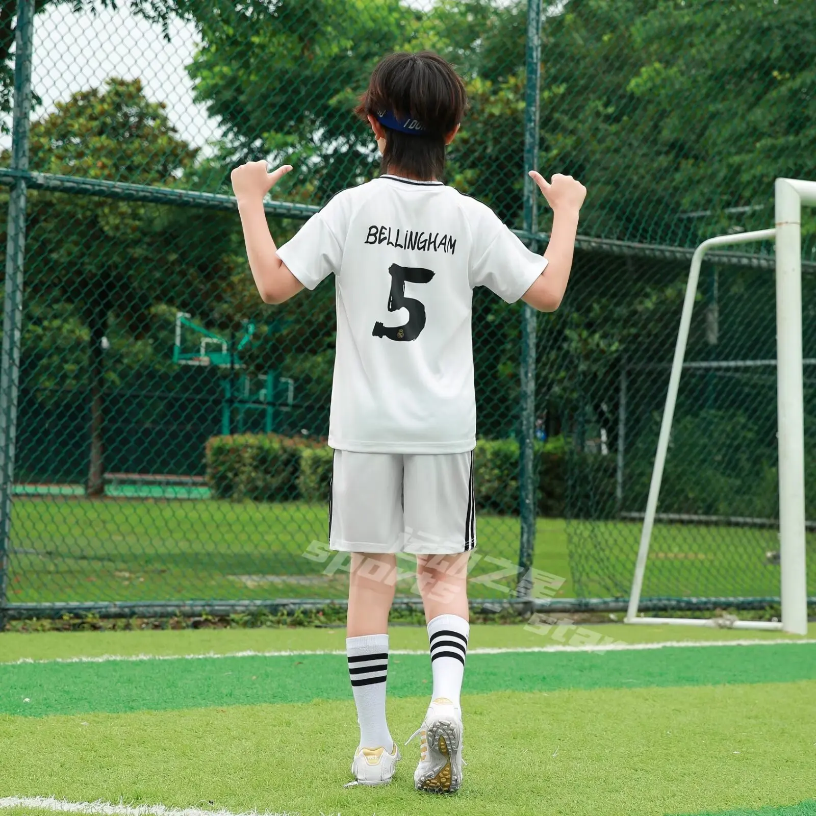 Children\'s sports suit boy girl Ronaldos  Fans shirt Training wear games rugby Football Shirt   Kids Child Sets Kit uniform