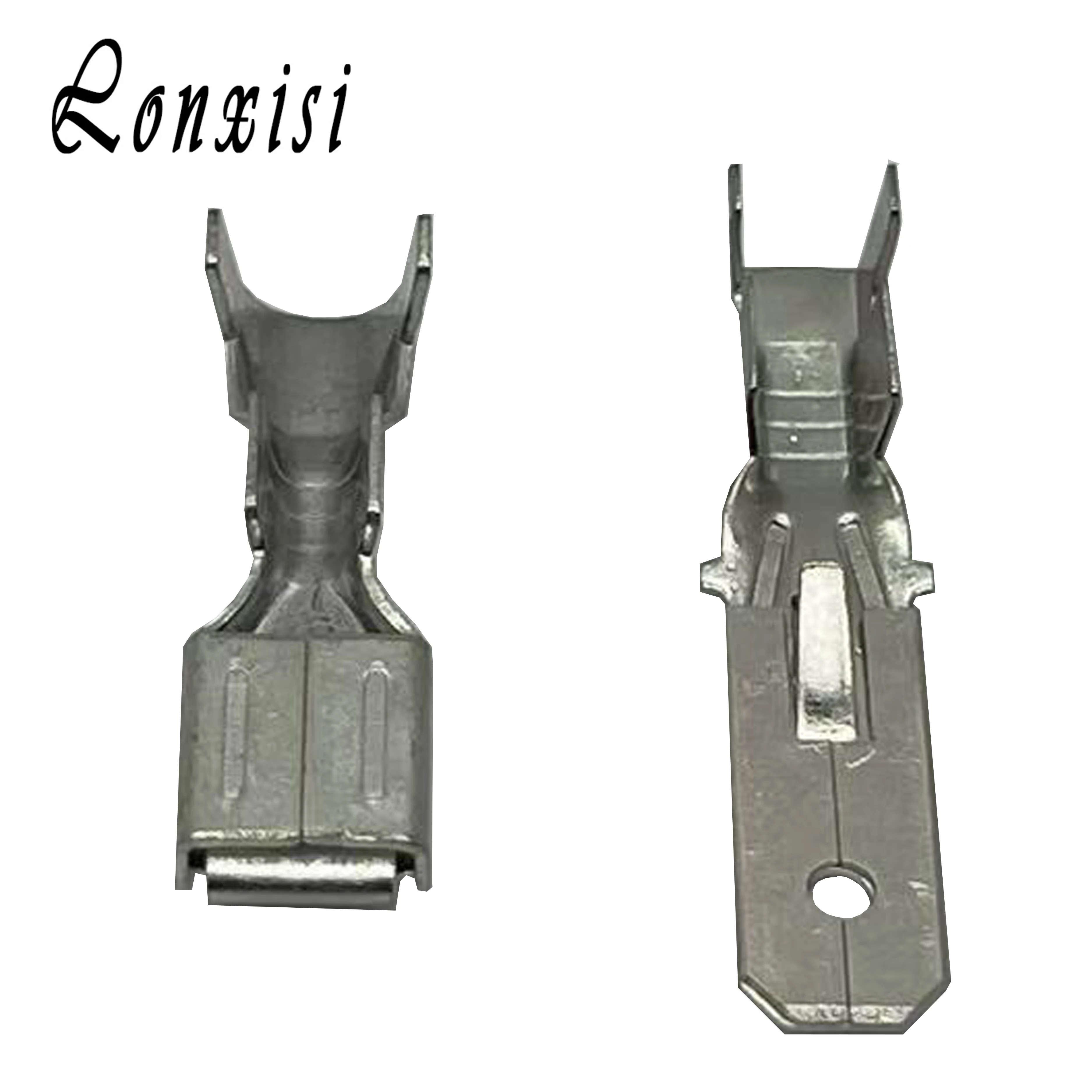 

20/50/100/200 Pcs Auto 6.3mm DJ612-6.3C Terminal QLW 250 3 Pin Power Cord Female Right Slot Cable Connector DJ623F-6.3B