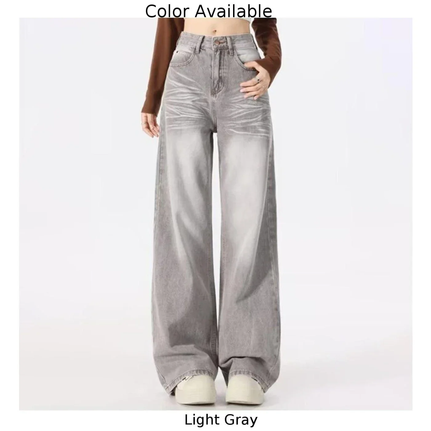 Lively Women's Distressed White Wide Leg Pants with a Comfortable Fit Perfect for Spring Adventures and Vacations