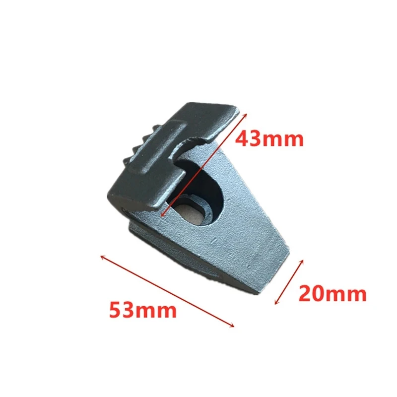 Imagem -02 - Tire Changer Machine Substituição Rim Clamp Metal Jaw Pcs