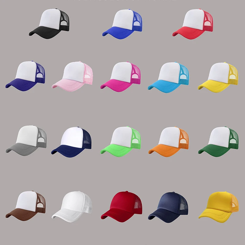 Customized Printed Logo Unisex Cap Casual Plain Baseball Cap Adjustable Snapback Hats Hip Hop Trucker Cap Wholesale Hats view 5