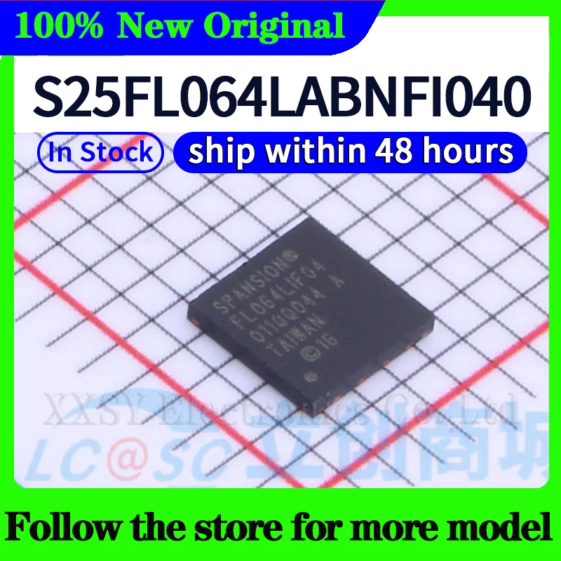 

S25FL064LABNFI040 FL064LIF04 High quality New