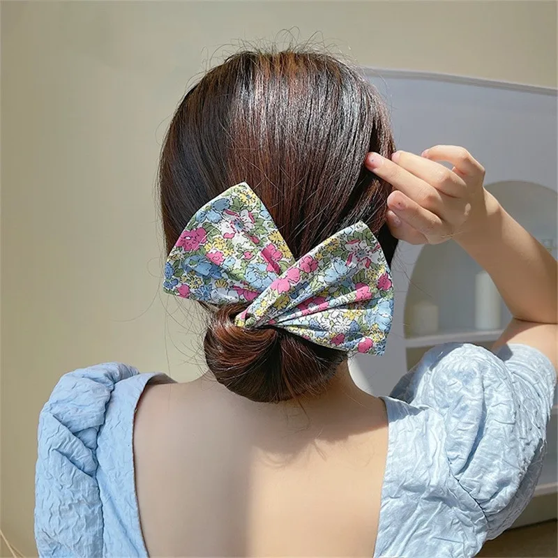 Deft Bun Maker 3pcs Multicolor Women Hair Styling Headband Braid Hair Bow Bands Hair Twist French Stylish DIY Hair Accessories