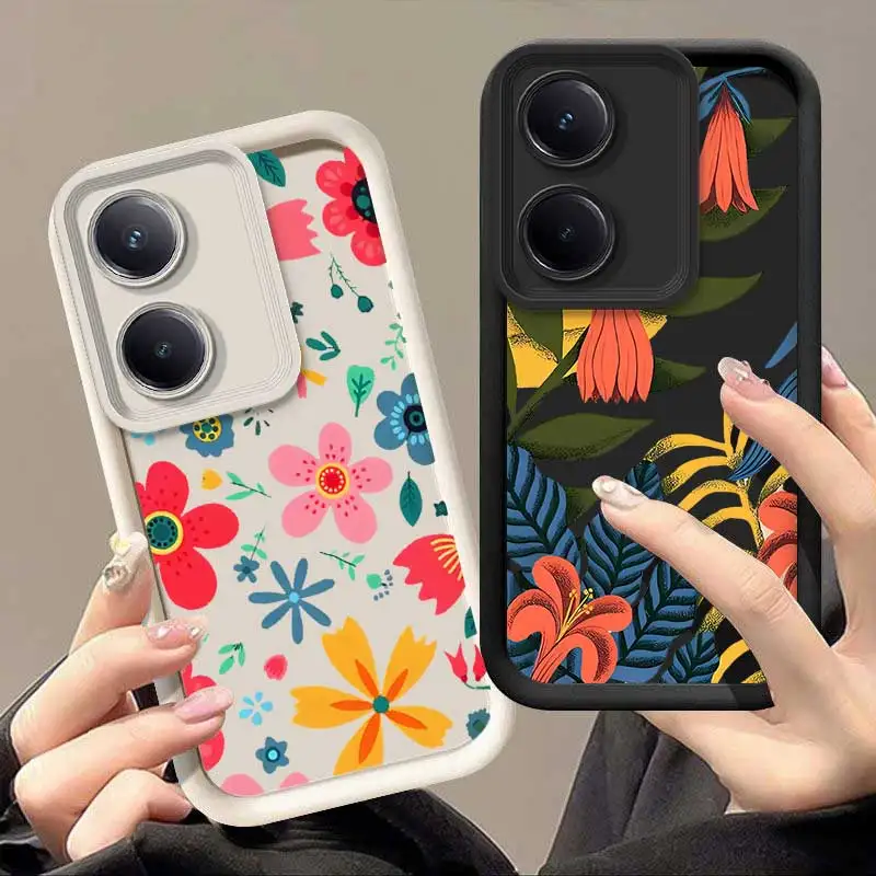 Y100 Colorful Rainforest Sky Eye Ladder Phone Case For VIVO Y27 Y22 Y21 Y20 Y19 Y17 Y16 Y15 Y12 Y12S Y11S Y11 Y5S Y03 Y02 Y02S