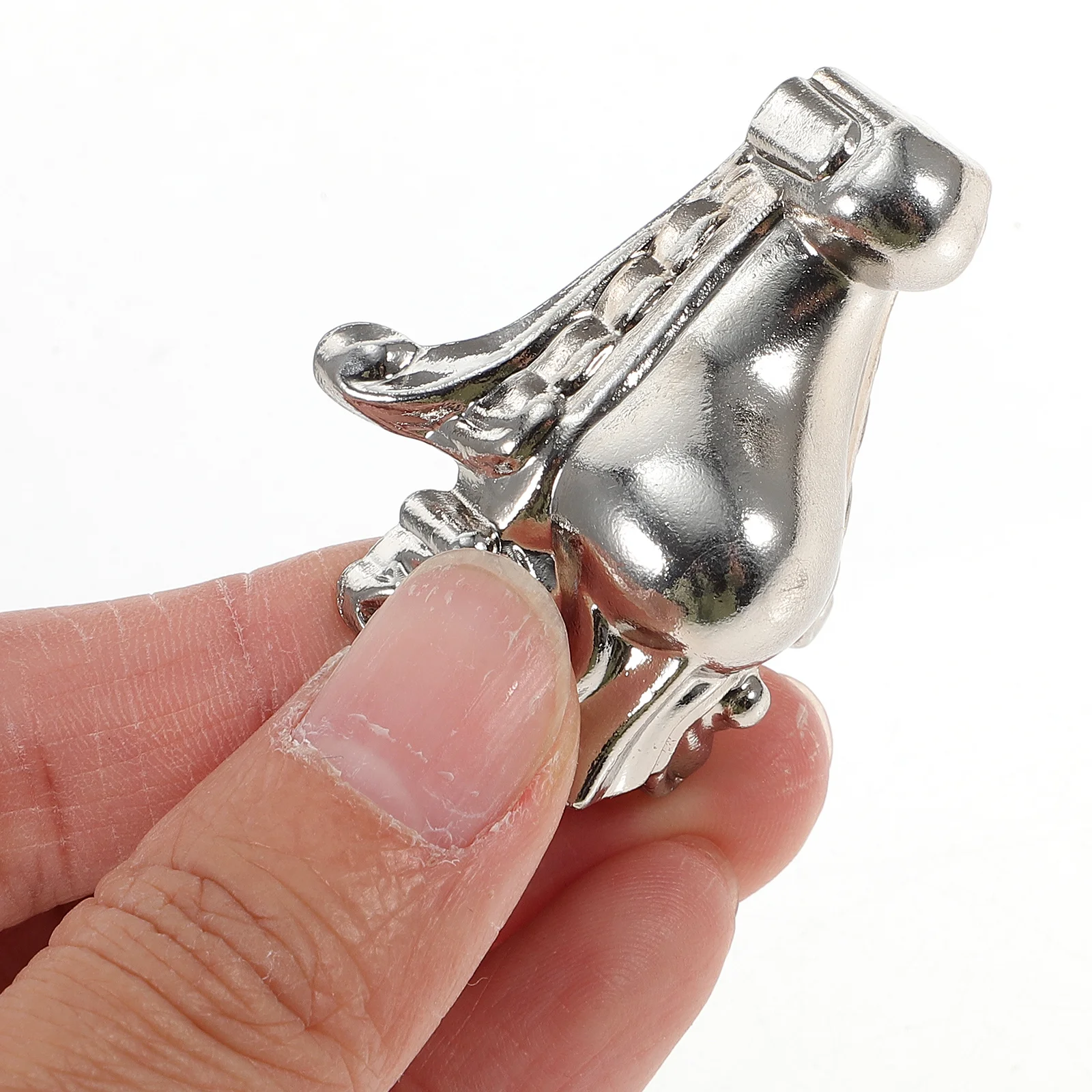 

4Pcs Zinc Alloy Jewelry Box Corner Guard Thickened Strong Rustproof Box Feet Decorative Feet for Wooden Gift Boxes