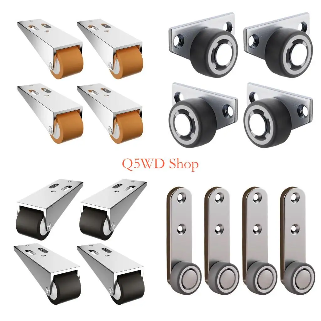Q5WD Industrial Strength Furniture Casters Accuracy Directional Control For Tight Spaces