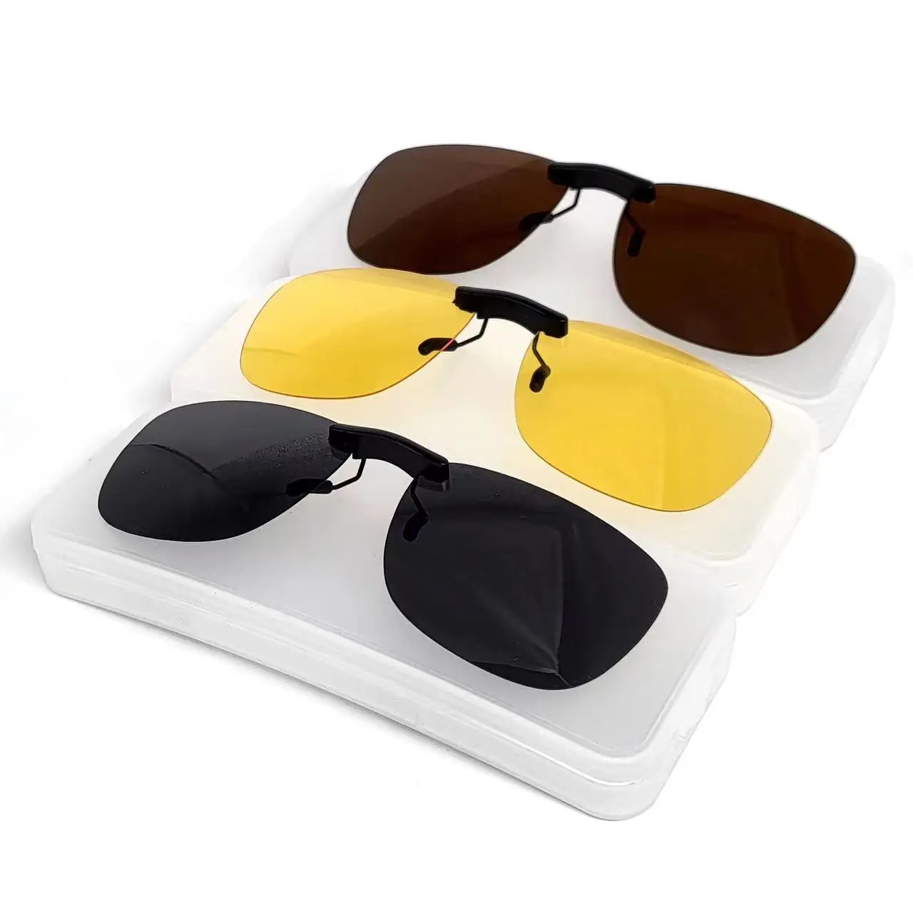 VIVIBEE Fahren Clip On Sonnenbrille Unisex Brillen Männer Polarisierte Frauen Nachtsicht Angeln UV400 Outdoor Sonnenbrille – Detail 3