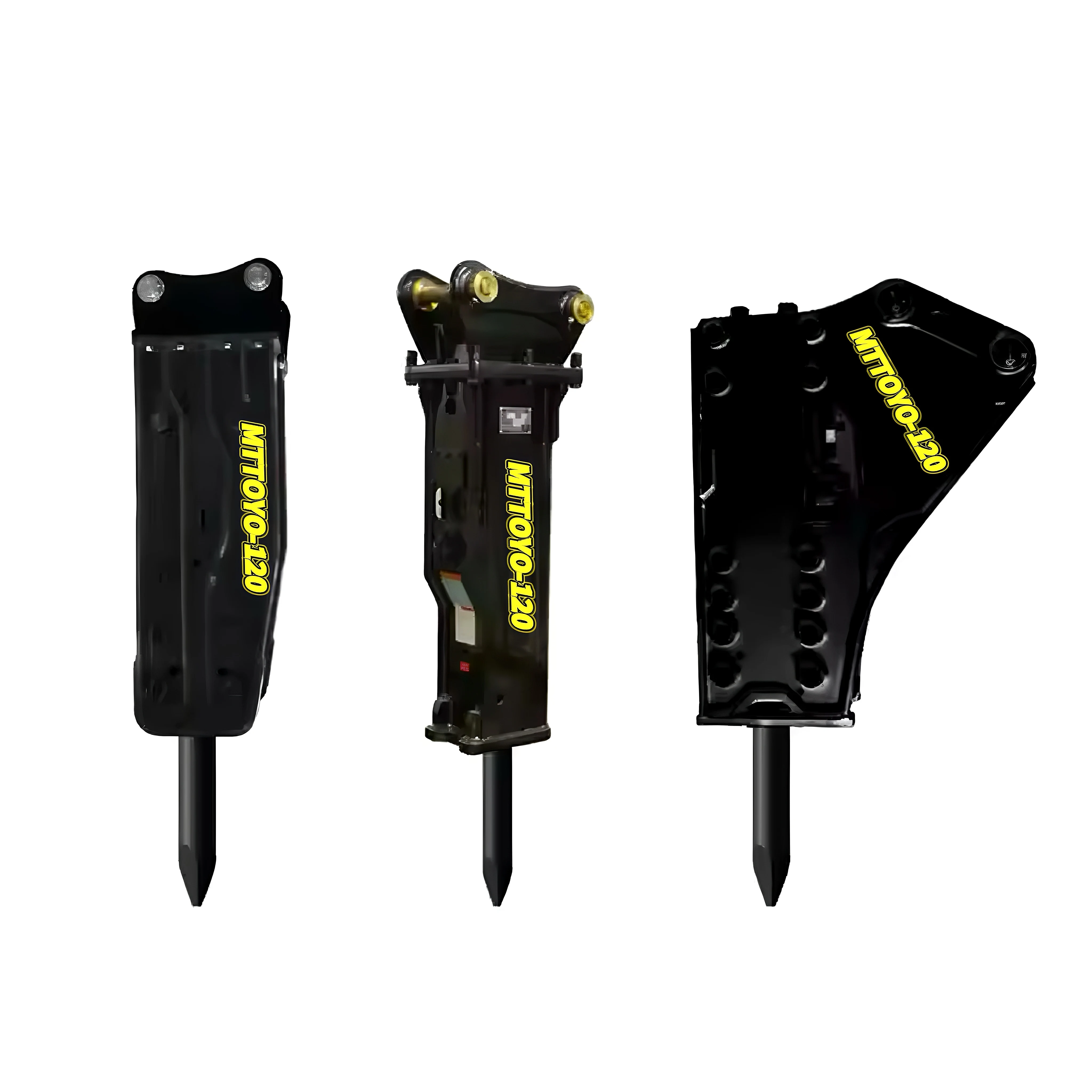 Escavatior Rock Hydraulic Cursher Kit F22 F27 F35 Serie Asta per trapano a percussione idraulica per frantumazione di calcestruzzo rinforzato