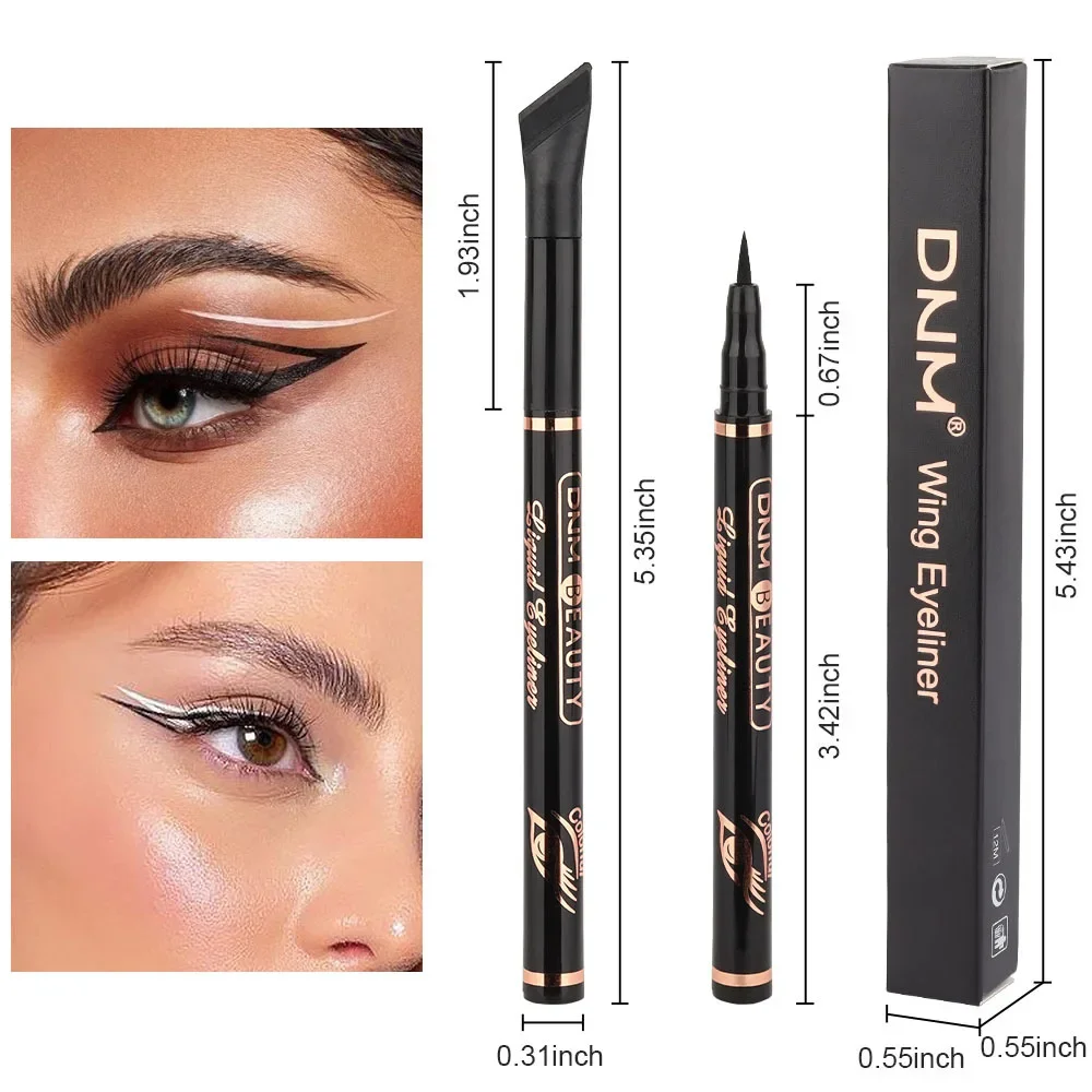 12 Colors Matte Liquid Eyeliner Pen Makeup Waterproof Quickly Drying Smooth Ultra-thin Black Brown Eye Liner Wing Tips Cosmetics