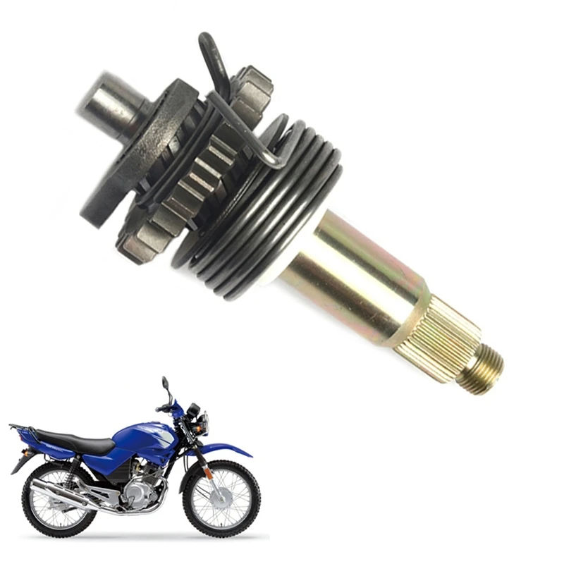 4X Motorcycle Kick Start Shaft Axle Assy For YAMAHA YBR125 XTZ125 XTZ YBR 125 XT125Z Engine Kick Starter Shaft Assembly