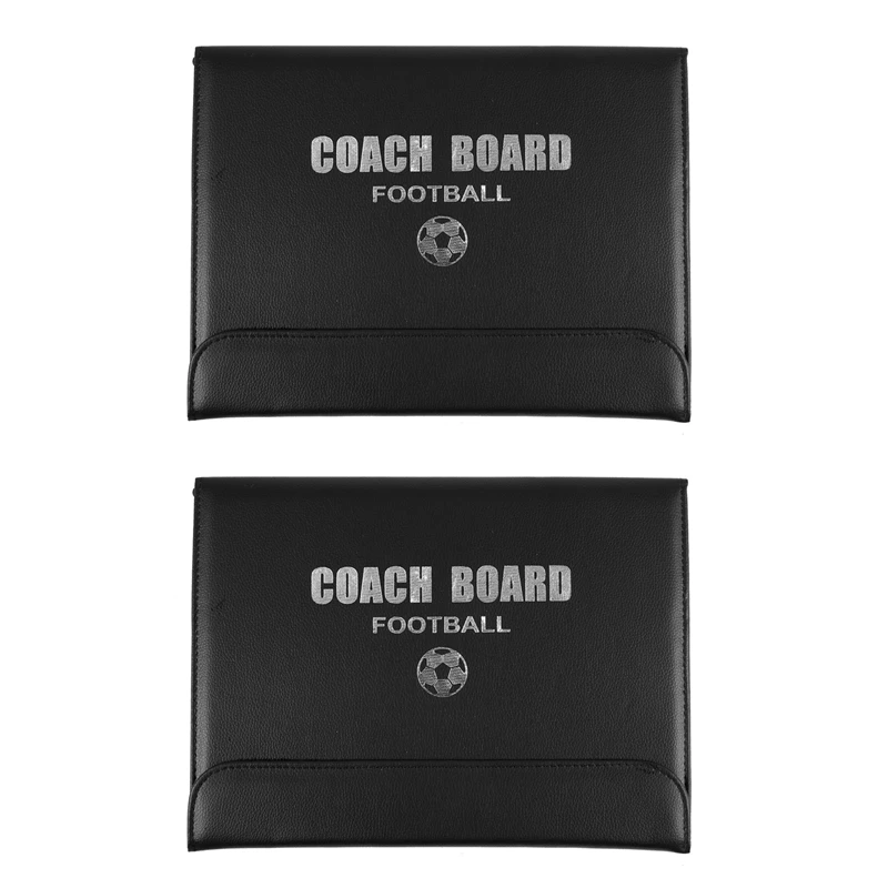 2X Portable Trainning Assisitant Equipments Football Soccer Board 2.5 Fold Leather Useful Teaching Board