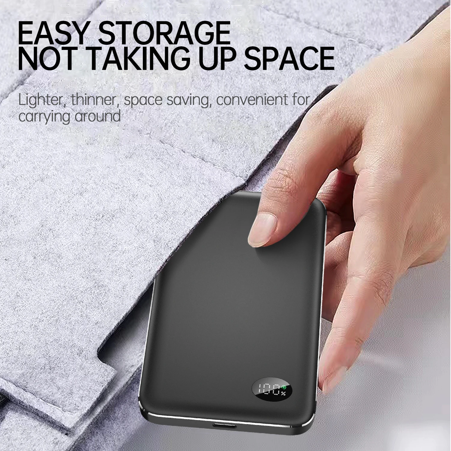 New 20W Back Backup Battery Macsafe Powerbank Magnetic Power Banks Wireless Phone Charger For iPhone 16 15 14 13 12Pro Samsung - Image 5