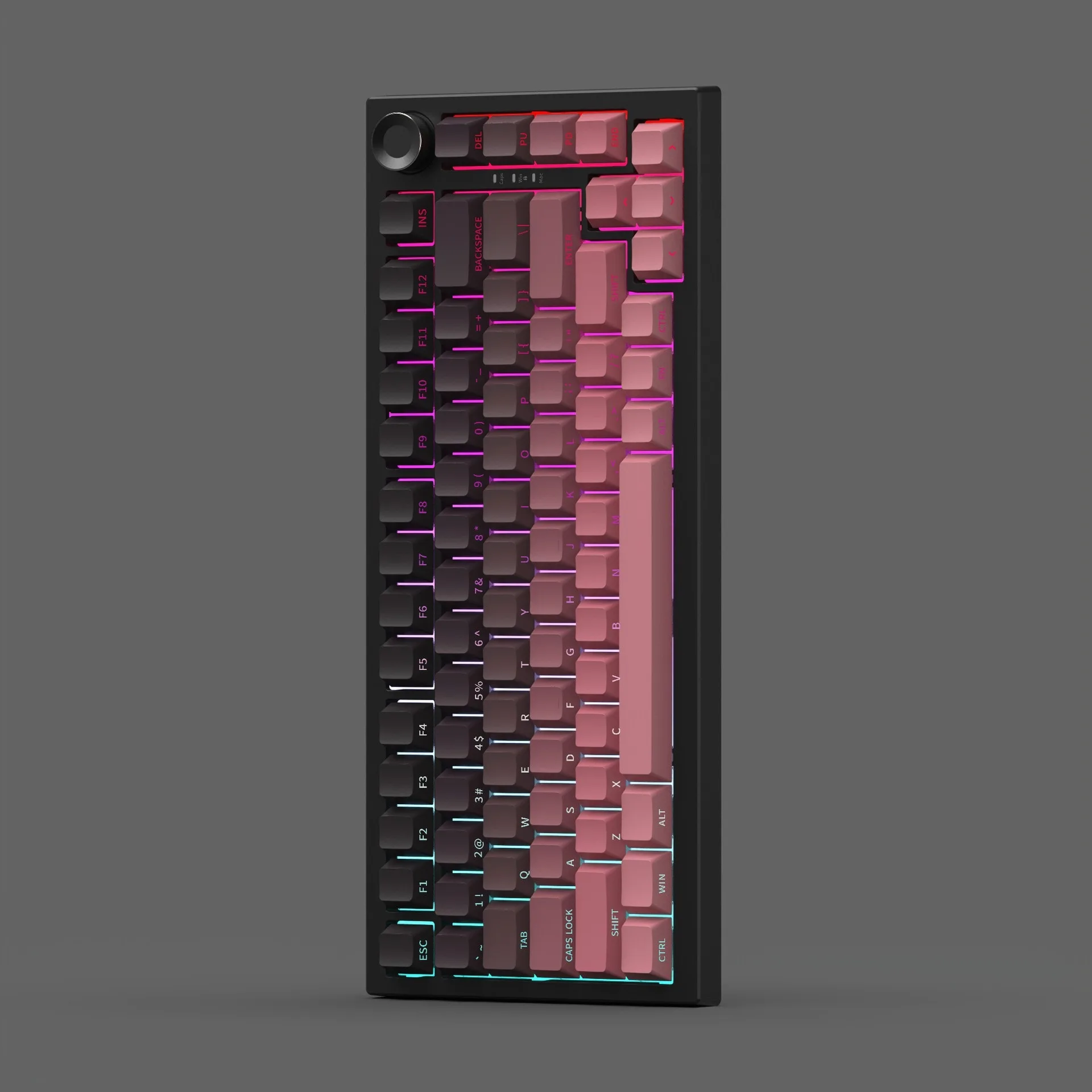 لوحة المفاتيح K81 مقبض عالي اللون مخصص للفحص المهمي الثالث لوحة المفاتيح الميكانيكية اللاسلكية بلوتوث لعبة مكتب es