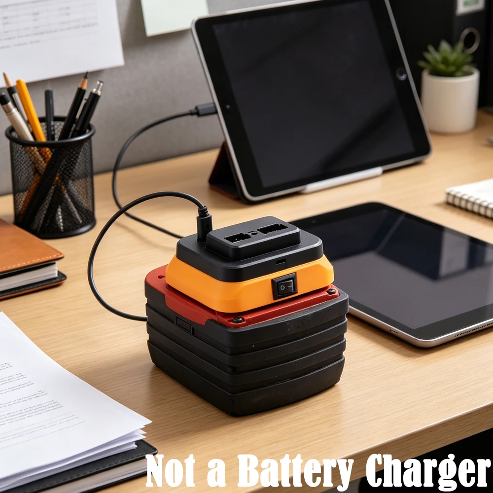 For HILTI Fast Charger For Hilti B22  22V Volt Li-ion Battery Power Bank W/USB TYPE-C Outdoor Mobile Phone Computer