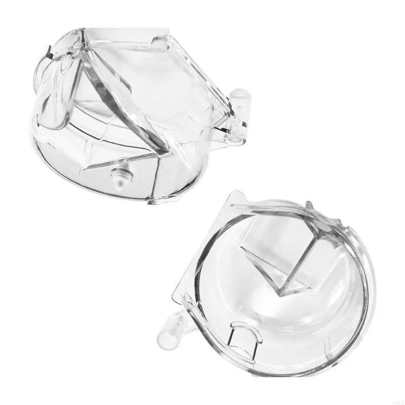 Set of 2 Plastic Clear Grinder Assembly Lid Suitable for Multiple Coffee Maker