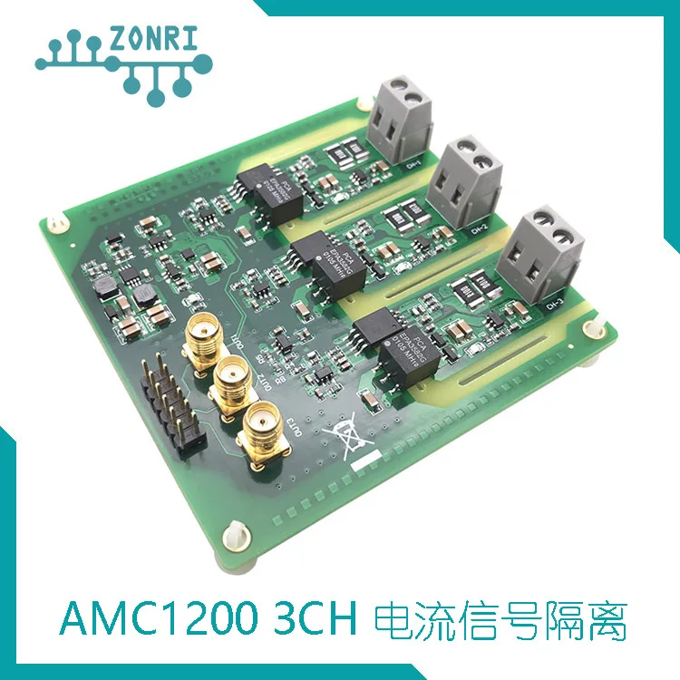 

1pcs AMC1200 3 channel segregation acquisition module 60 KHZ bandwidth three-phase motor current sampling