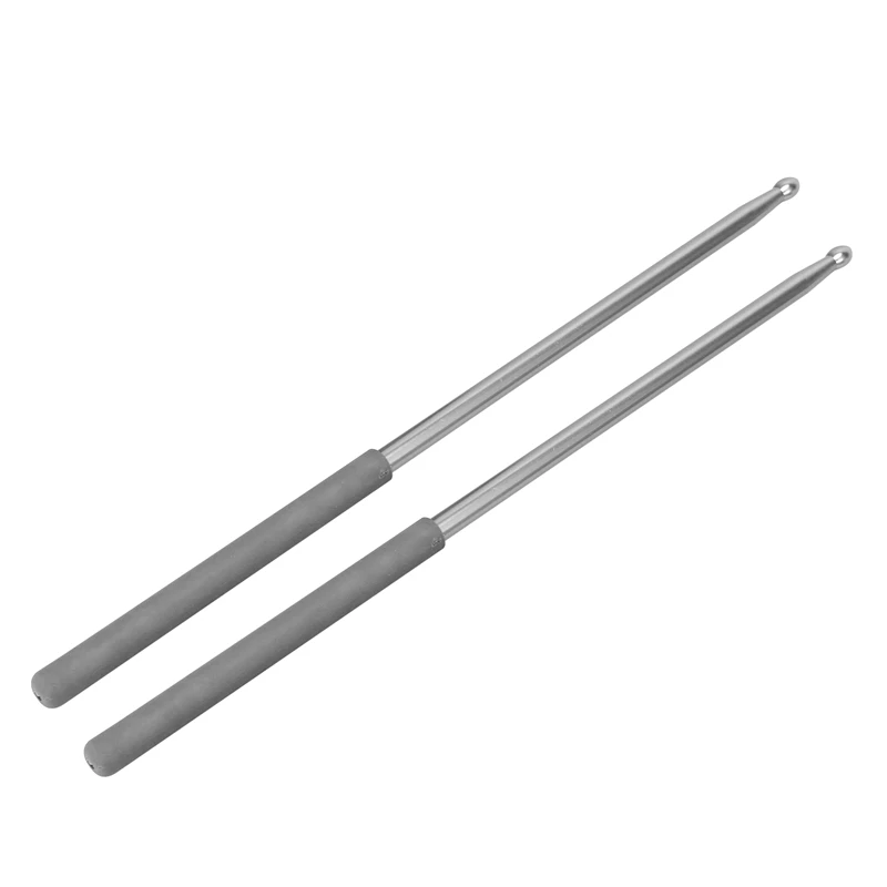 

2Pcs Aluminium Alloy Drum Sticks Instrument Percussion Accessories For Drum And Jazz Drum