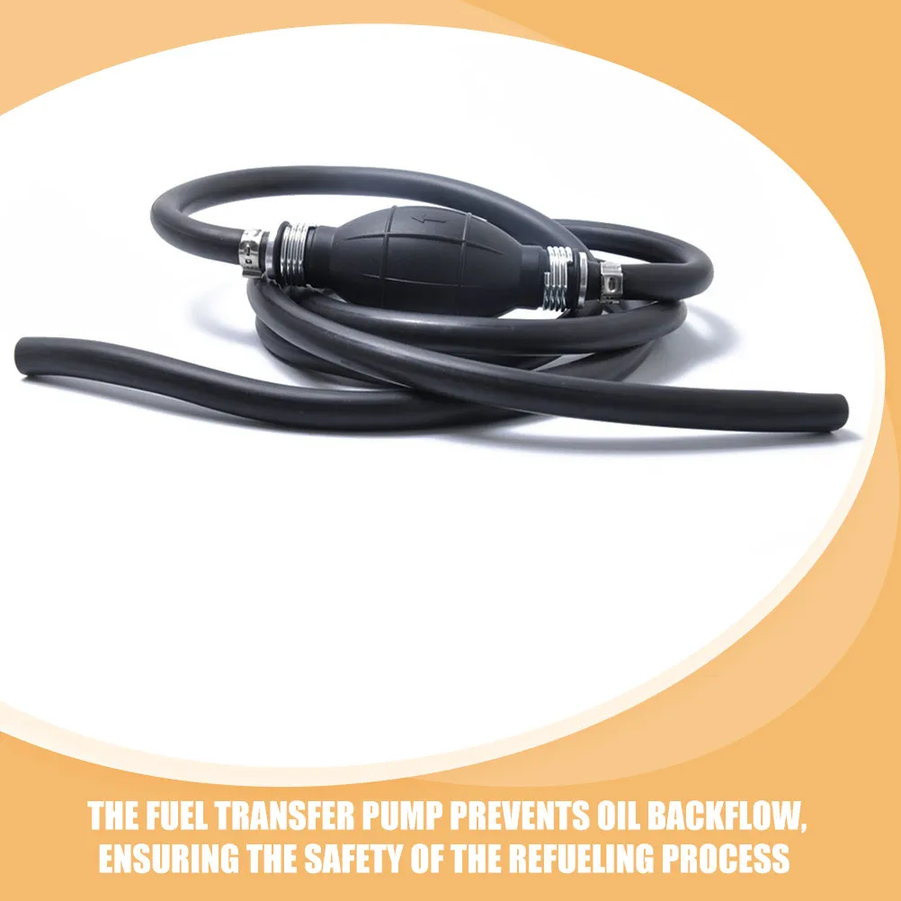 Manual Fuel Transfer Pump Hand Oil Sucker Hose Nbr Extraction Pump Aluminum Alloy Transfer Hose for Engine Oil