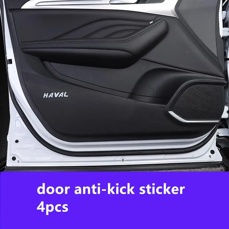 

FOR HAVAL F7/F7X door anti-kick pad interior decoration special door anti-kick plate sticker high quality New arrivals