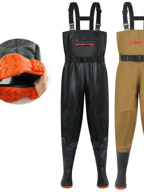 thickened-wear-resistant-fishing-half-body-rain-pants-unisex-one-piece-waterproof-clothing-full-length-leather-fork-pants