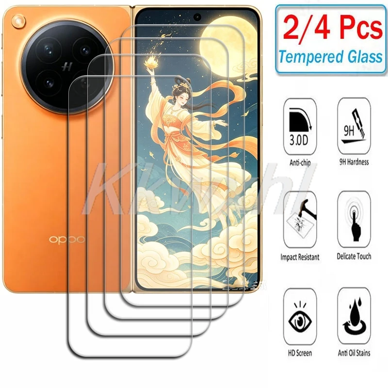 2-4PCS 9H HD gehärtetes Glas für OPPO Find N6 N5 N3 OPPOFindN6 FindN6 OPPOFindN5 FindN5 FindN3 Displayschutzfolie