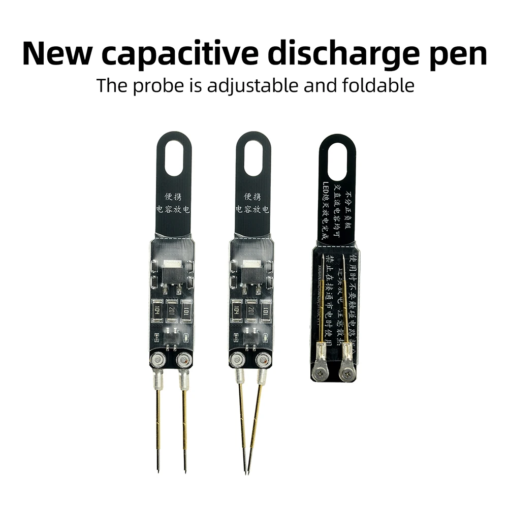 1000µF Capacitor Discharge Pen, Portable High-Voltage Discharge Pen, AC/DC High-Voltage Discharge, Maintenance and Testing Tool