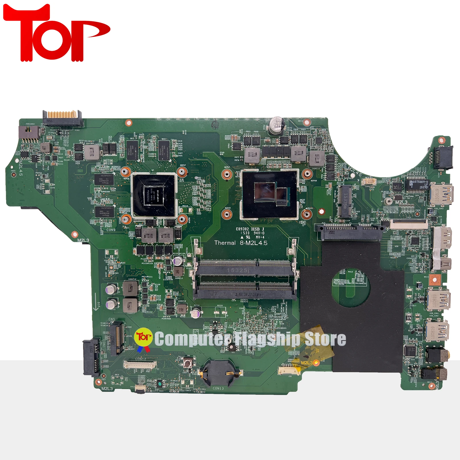 Imagem -02 - Laptop Motherboard para Msi Gp72 Gp62 2qe064xpl I75700hq Gtx950m Mainboard 100 Testado Ms16j31