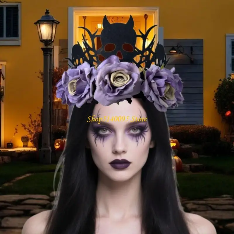 dxaeユニセックス調整可能なハロウィーンヘッドバンドは子供向けのソフトファブリックデザイン