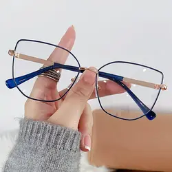 Blue Ray Blocking Anti-Blue Light Glasses Vintage Eye Protection Metal Frame Eyewear Ultralight Computer Goggles Men Women