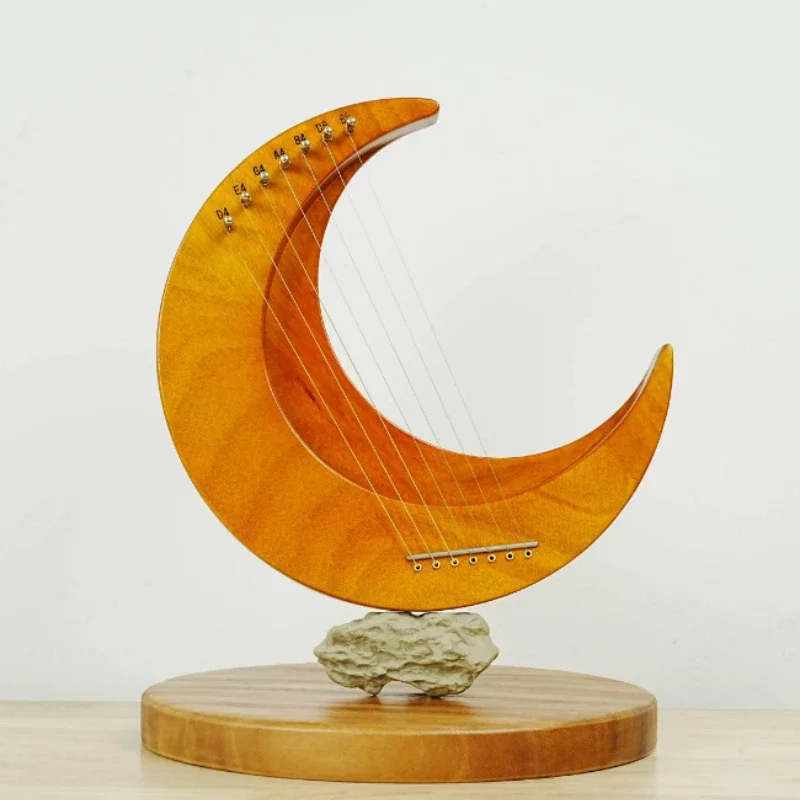 

Portable Lyre Harp 7 String Miniature Moon Harp Professional Lira Instruments Adult Lyres Children's Rare Musical Instrument