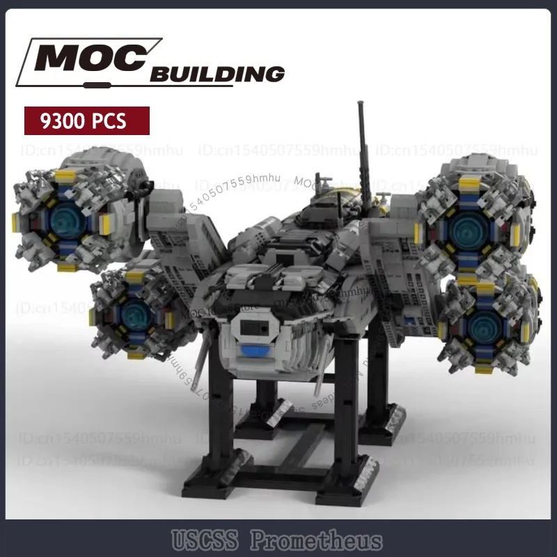 Space MOC Building Blocks UCSS 1:250 Scale Spaceship Technology Bricks DIY Assembly Science Toy Creative Display Collection Gift