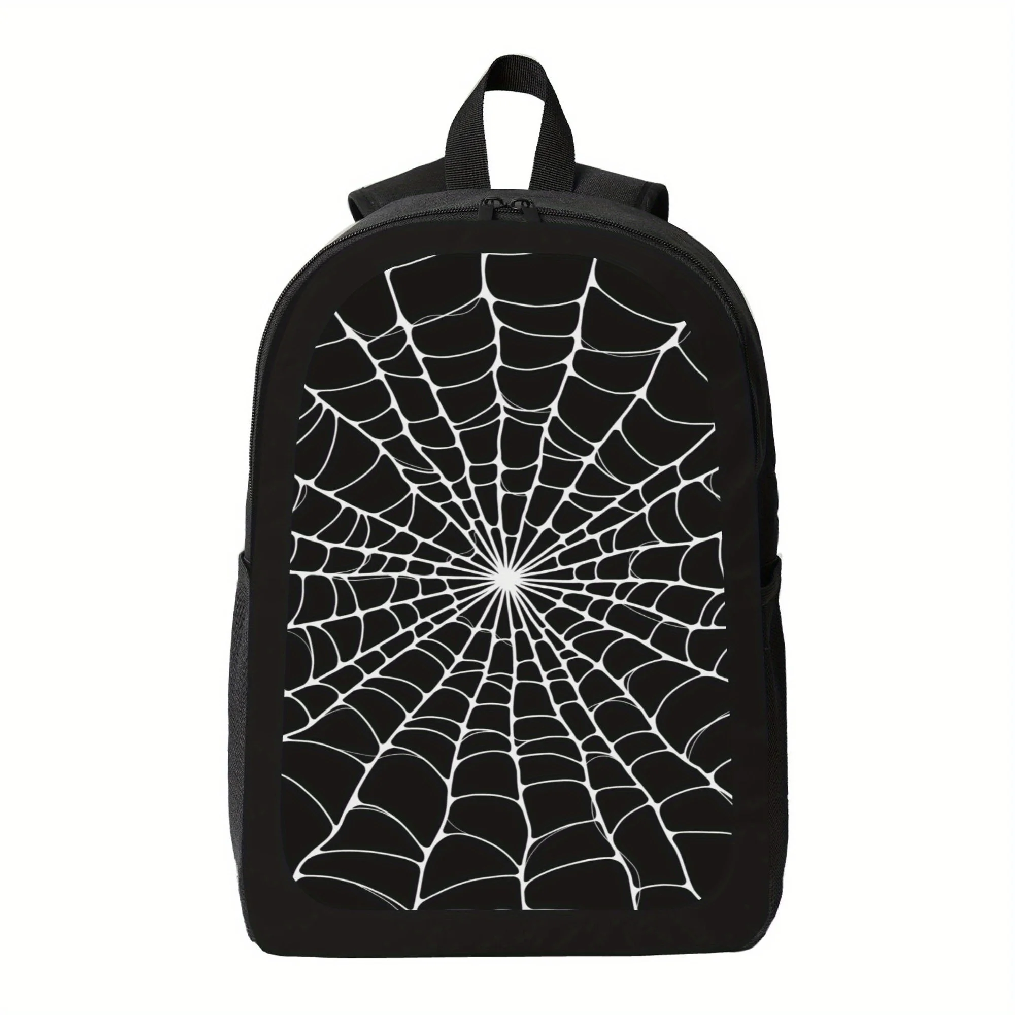 

The Spider Web1 - Double Shoulder Printed Backpack for Boys and Girls, Lightweight, Spacious with Adjustable Straps